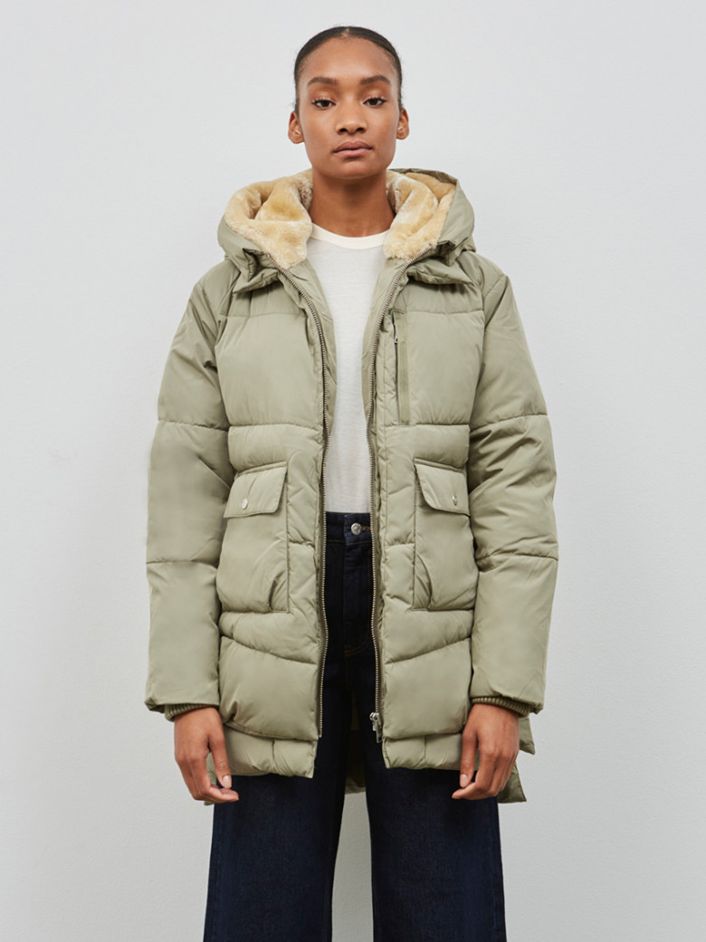 Making Things – Lyndon Puffer Jacket Pale Olive
